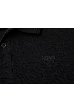 LEVİ'S Erkek Polo Yaka Standart Fıt uzun kollu Siyah Sweatshirt - 00AUT-0001