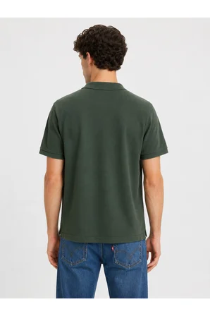 Levi's Erkek standart fıt Polo Yaka Yeşil  Tişört  - 00AUR-0001