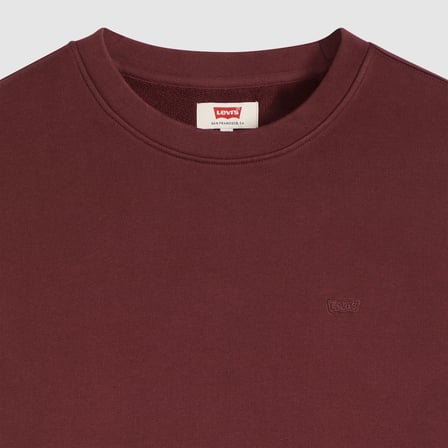 THE ORIGINAL ERKEK BİSİKLET YAKA BORDO SWEATSHİRT 00AUV-0003