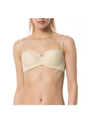 Kadın Ten Desteksiz Straplez Sütyen 192
