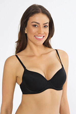 Kadın Siyah Destekli Sütyen