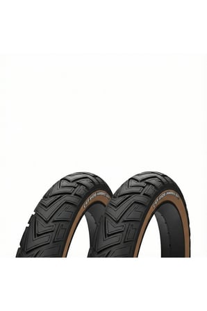 Bike SKY CST  Ride Ambro Amber Yanak 20x4.0 3mm Zırhlı Dış Lastik Seti – Elektrikli Bisikletlere