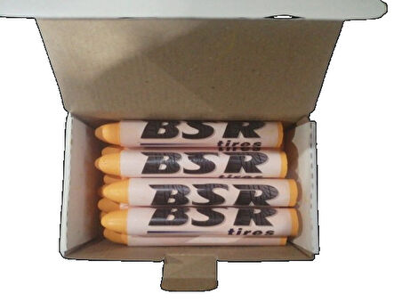 Lastik (KAUÇUK) Tebeşiri Meksika Sarı, 12ad/pk