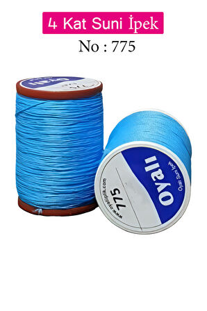 Oyalı 4 Kat Suni İpek İplik İğne Oyası Boncuk İpi Tığ Oyası No:775