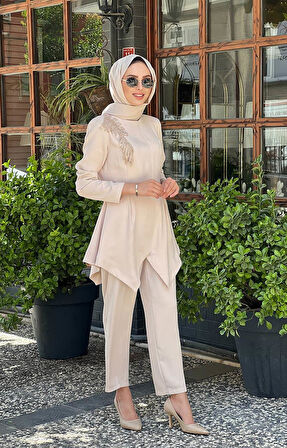 QUPRA Pantalon Takım QAY62133 Bej