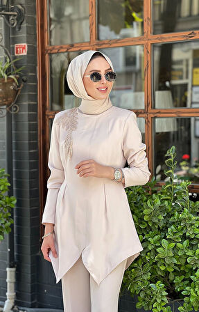 QUPRA Pantalon Takım QAY62133 Bej