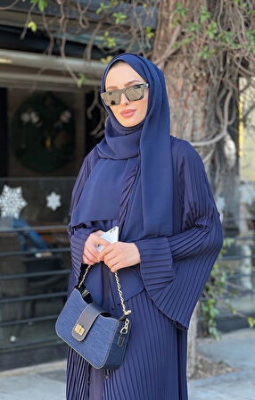 PIEEF Abaya 2415 KOYU LACİVERT