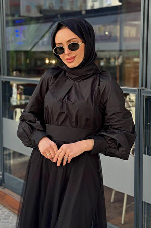 alMARWAH Elbise 202732 Siyah