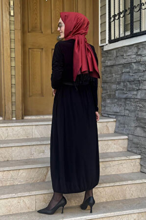 Nurcan Çetin Elbise 25114 Siyah