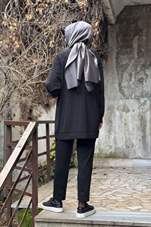 Nurcan Çetin Pantolonlu Takım 25432 Siyah
