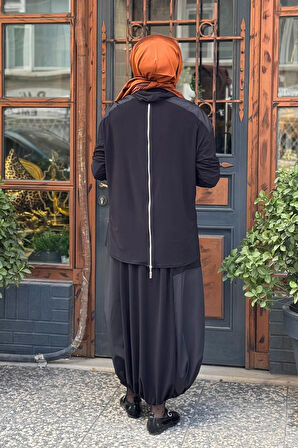 Nurcan Çetin Etekli Takım 25414 Siyah