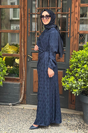 alMARWAH Elbise 90497 Lacivert