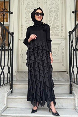 EKSHİ İthal Elbise EKS003 Siyah