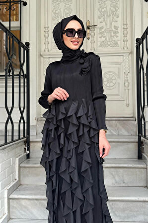 EKSHİ İthal Elbise EKS003 Siyah