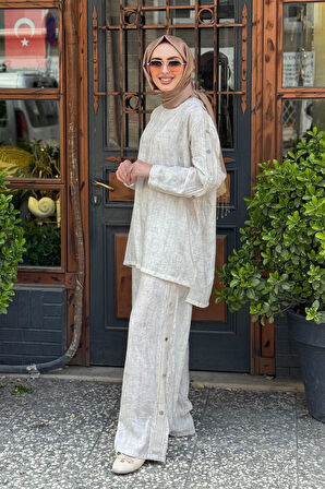 ceremony Pantolonlu Takım S-5965 Bej