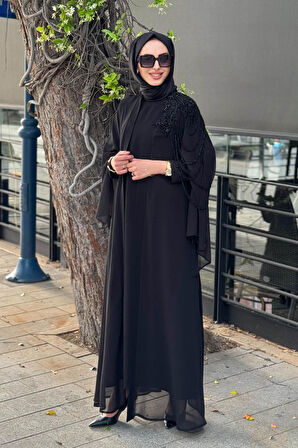 NURCAN ÇETİN Elbise 10100 Siyah