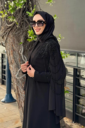 NURCAN ÇETİN Elbise 10100 Siyah