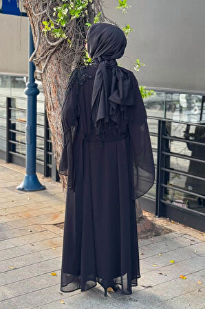 NURCAN ÇETİN Elbise 10100 Siyah