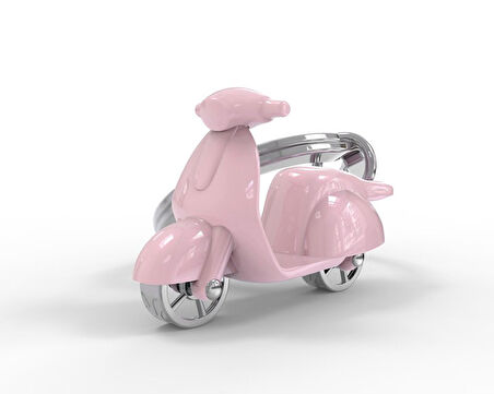 Metalmorphose Scooter Anahtarlık Pembe