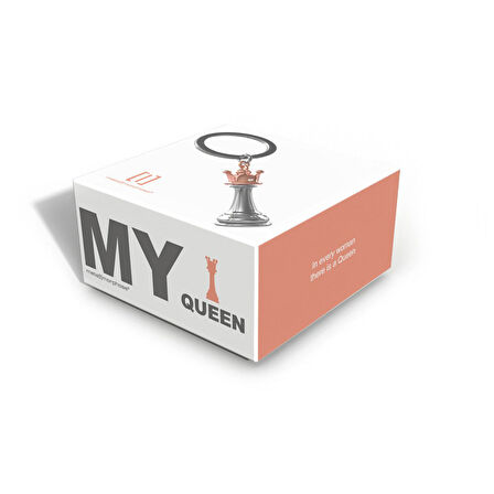 Metalmorphose Queen Chess Anahtarlık