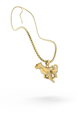Metalmorphose Leopar Kolye