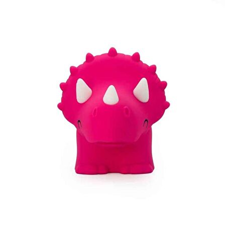 Dhink Silikon Gece Lambası Triceratops Pembe