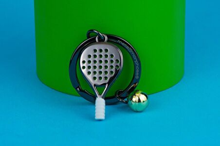 Metalmorphose Padel Tenis Anahtarlık Siyah