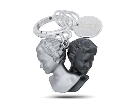 Metalmorphose Burç Koleksiyonu İkizler Anahtarlık / Çanta Aksesuarı