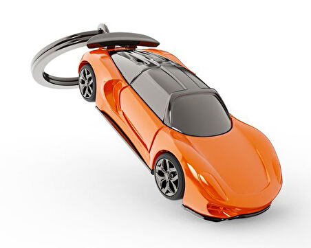 Metalmorphose Supercar Anahtarlık Turuncu