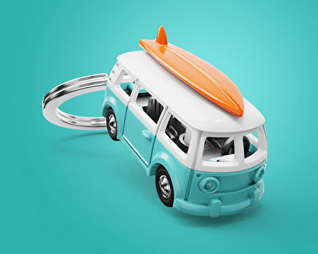 Metalmorphose Surfer Van Anahtarlık
