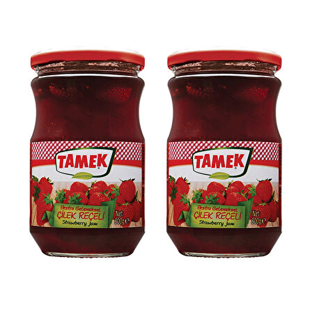 Tamek Çilek Reçeli 800 gr Ekstra Geleneksel x 2 Adet