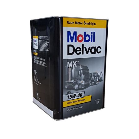 Mobil Delvac Mx 15W-40 18 lt Dizel Motor Yağı