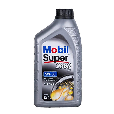 Mobil 5w/30 Super 2000 Xe C3 1Lt (Dizel & Benzinli)