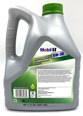 MOBIL 1 ESP  FORMULA P 5W30 4 LT