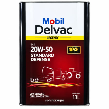 MOBİL DELVAC LEGEND 20W-50 MOTOR YAĞI 18 Litre