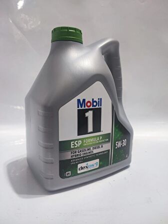 MOBİL 1 ESP FORMULA P DEXOS2 DPF MOTOR YAĞI 5W-30 4 Litre Üretim:2024