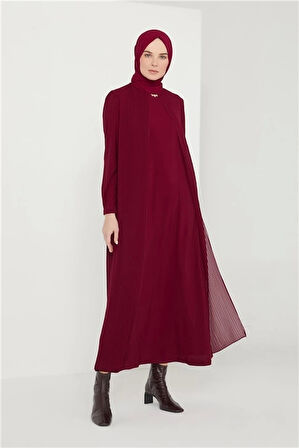 Armine Abiye Elbise 21KD3308 Bordo