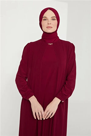 Armine Abiye Elbise 21KD3308 Bordo