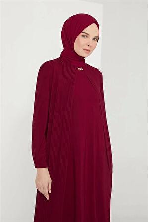 Armine Abiye Elbise 21KD3308 Bordo