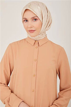 Armine Uzun Kollulogolu Tunik 21Kh411 Camel