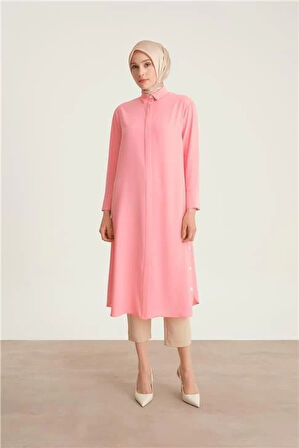 Armine Tunik Ort4406 Şeker Pembe