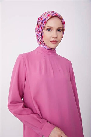 Armine Arkası Pilikaşe Detaylı Bluz 23K3435 Menekşe