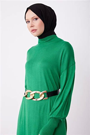 Armine Tunik Elbise 23Kd4249 Çimen Yeşili