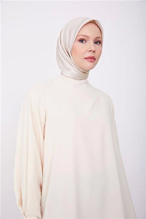 Armine Kolu Drapeli Bluz 23K3423 Fildişi