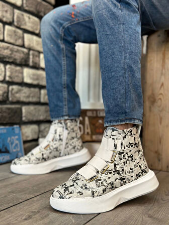 BA0142 Bantlı Erkek Yüksek Taban Gazete Spor Bot