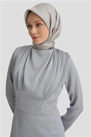 Armine Abiye Elbise 24Yd1951 Gri