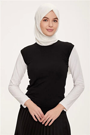 Armine Sıfır Kol Badi 22KD9038-1 Siyah