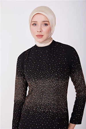 Armine Abiye Elbise 23Yd3351 Siyah