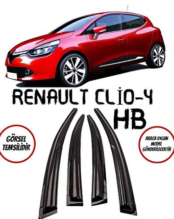 Balp Renault Clio 4 Hb Cam Rüzgarlığı 4lü 2012-2019 Arası