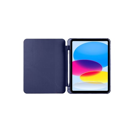Apple iPad 2025 10.9 10.Nesil (A16) Kılıf Kalemlikli Mars Tablet Kılıfı - Lacivert